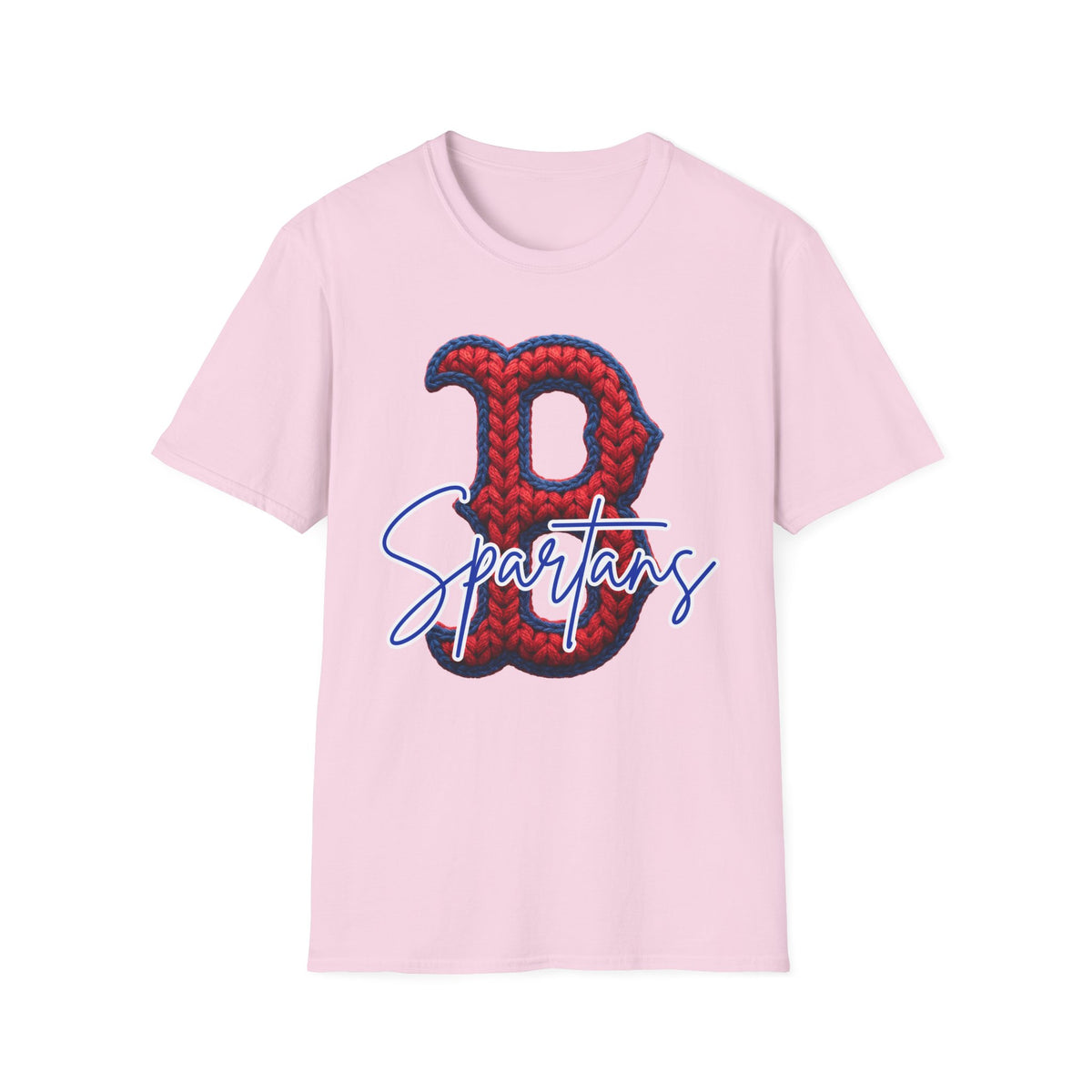 Bixby Spartans Script 'B' Logo Softsyle Tee