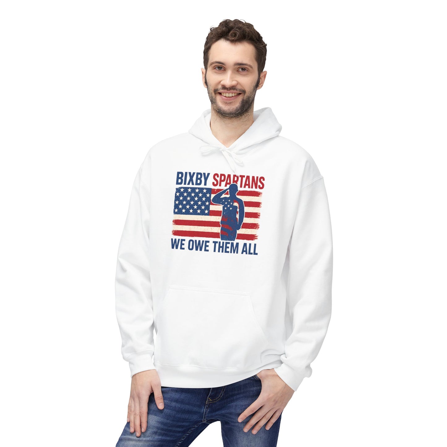 Bixby We Owe Them All Gildan Hoodie
