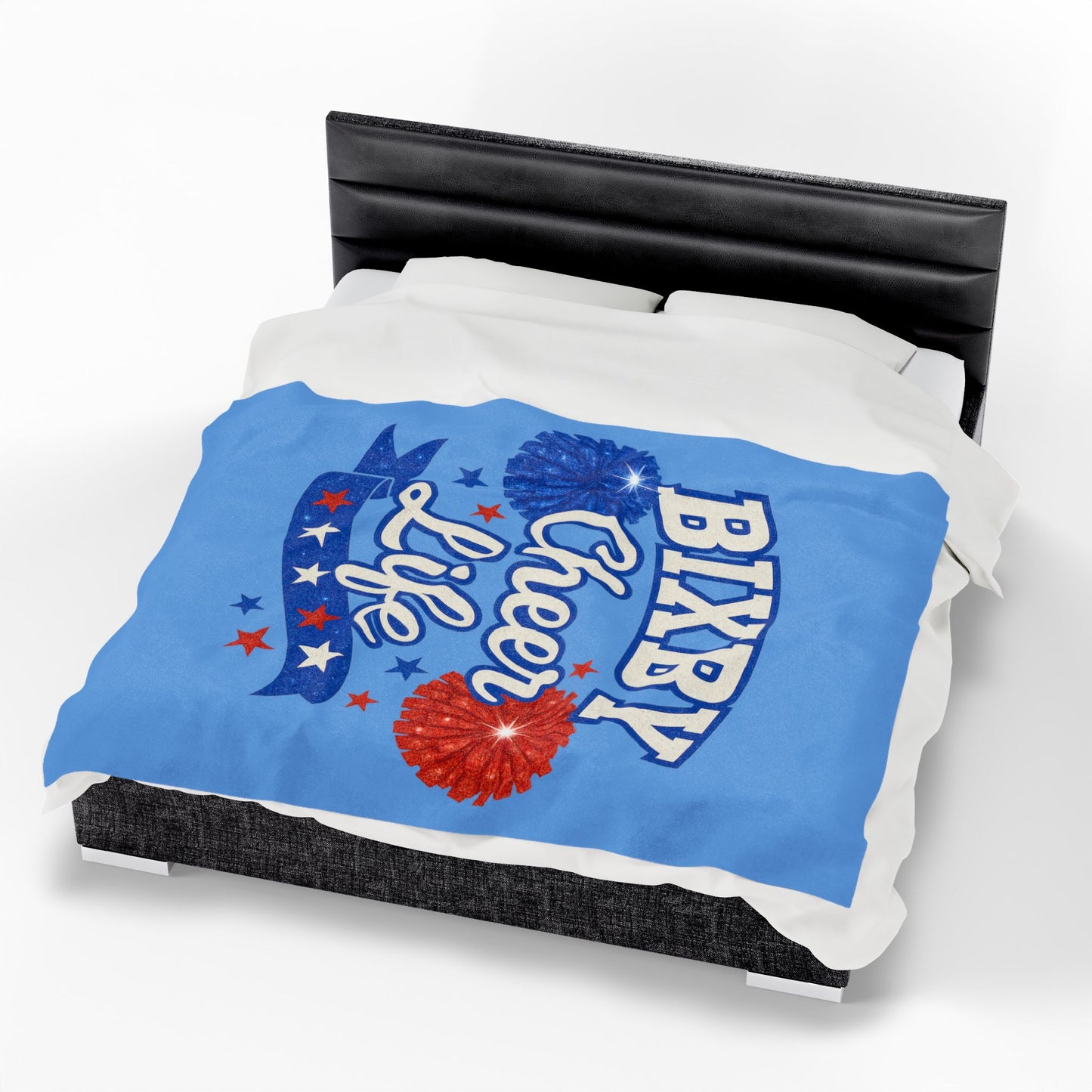 Bixby Cheer Life Velveteen Plush Blanket