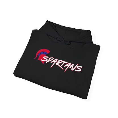 Spartans Red Logo Gildan Hoodie