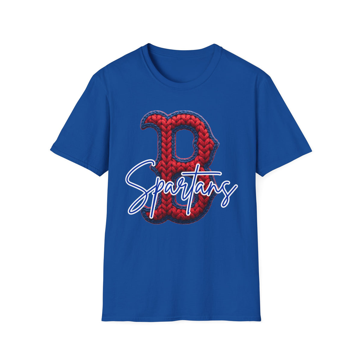 Bixby Spartans Script 'B' Logo Softsyle Tee