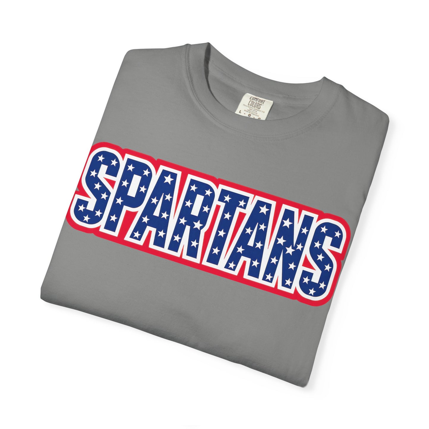 Spartans Patriotic Comfort Colors Tee