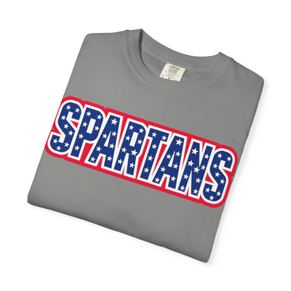 Spartans Patriotic Comfort Colors Tee
