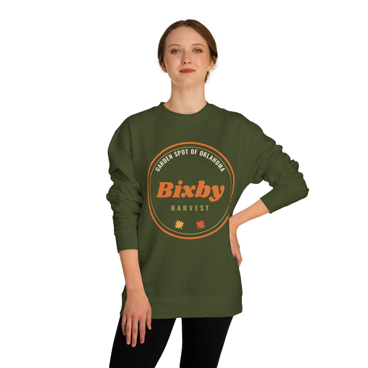 Garden Spot Harvest Badge Crewneck Sweatshirt