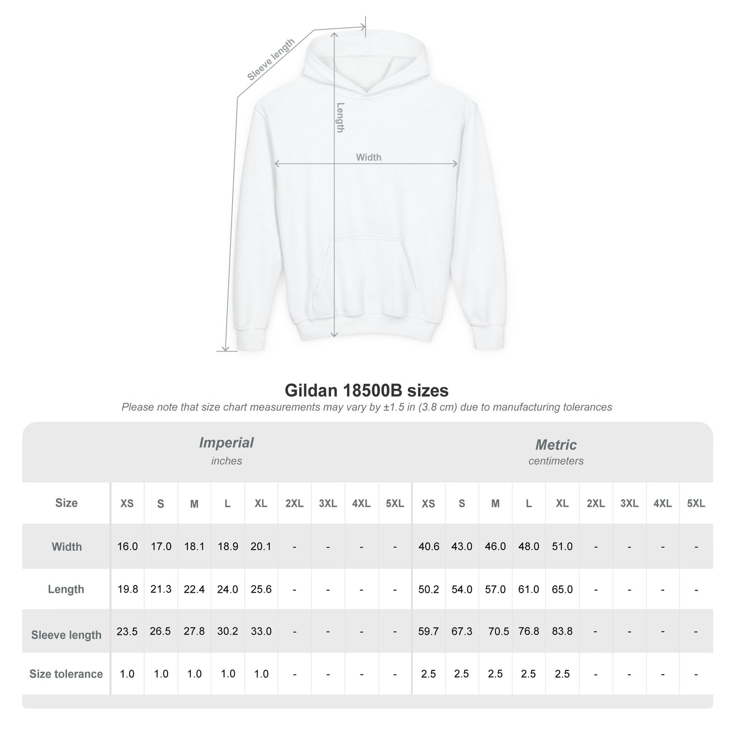 Spartan Blue Logo Youth Gildan Hoodie