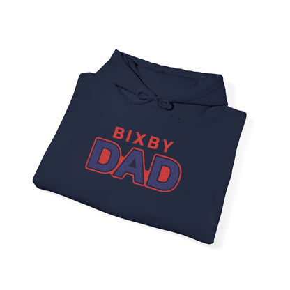 Bixby Dad Hoodie Embroidered Vintage Varsity Dad Sweatshirt, Father’s Day Gift