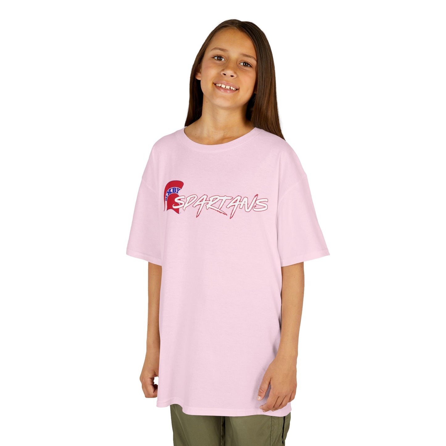 Spartans Red Logo Youth Gildan Tee