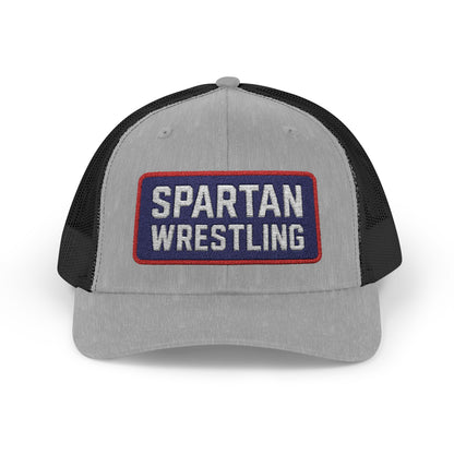 Spartan Wrestling Embroidered Trucker Hat