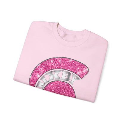 Bixby Spartan Pink Helmet Bling Gildan Sweatshirt