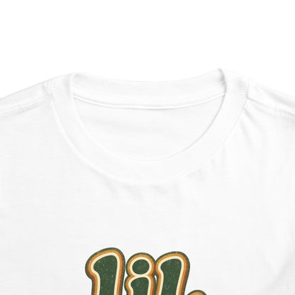 lil bix Groovy Tractor Toddler Tee