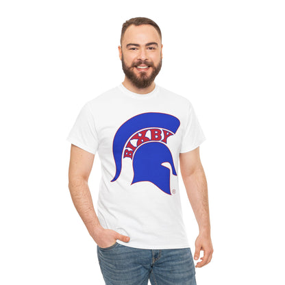 Spartan Blue Logo Gildan Tee