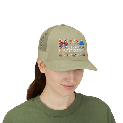 Bixby Spartans Cheer Embroidered Trucker Snapback