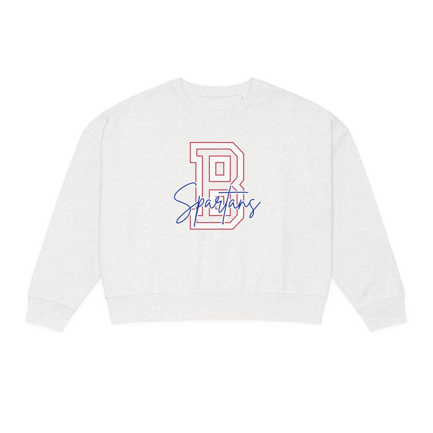 Bixby Spartans Block Letter Premium Stanley Stella Boxy Sweatshirt