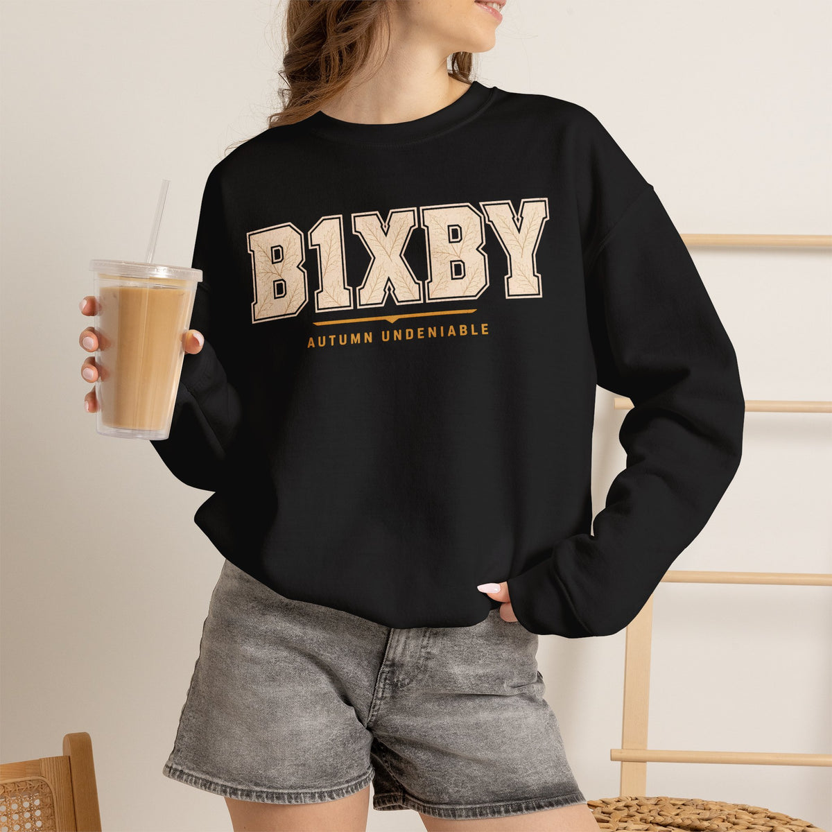 Bixby Spartans Soft Neutral Logo Pullover Sweatshirt