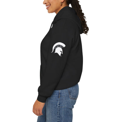 Bixby Spartans 'B' Logo With Sleeve Spartan Hoodie