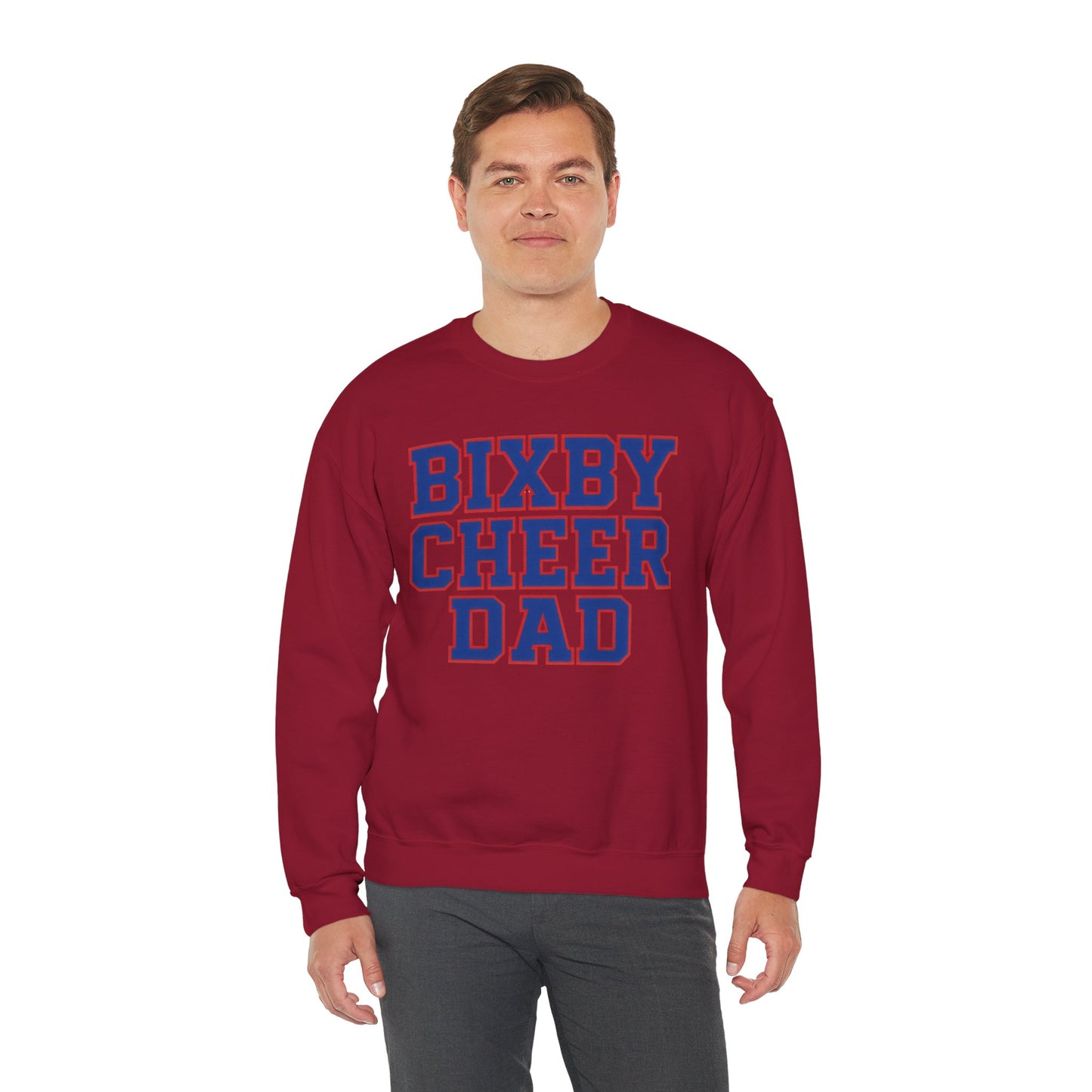 Bixby Cheer Dad Gildan Sweatshirt