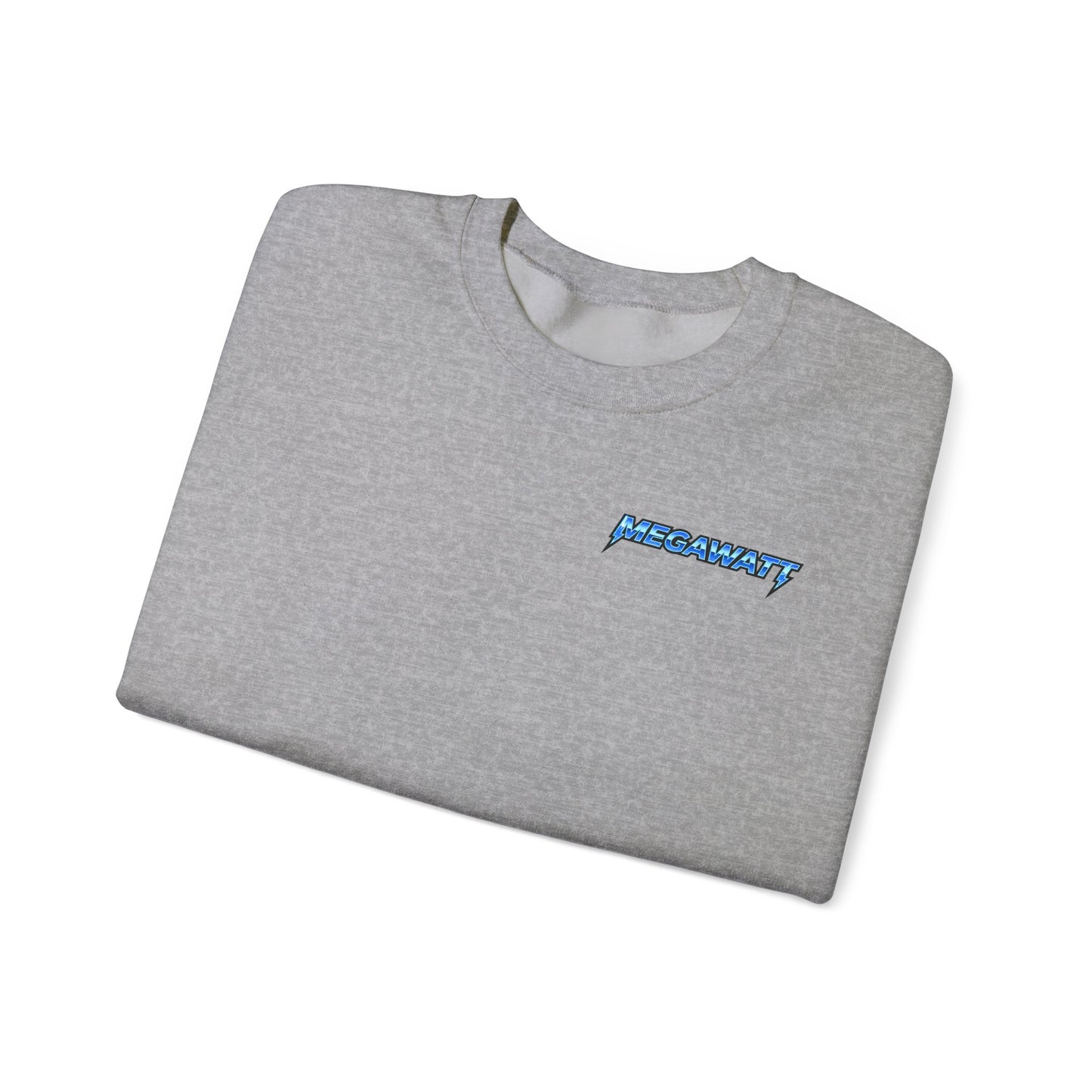 Megawatt EV RV Crewneck Sweatshirt — Electric Motorhome Graphic