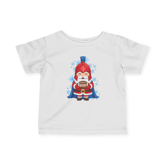 Spartan Football Santa Infant Rabbit Skins Tee