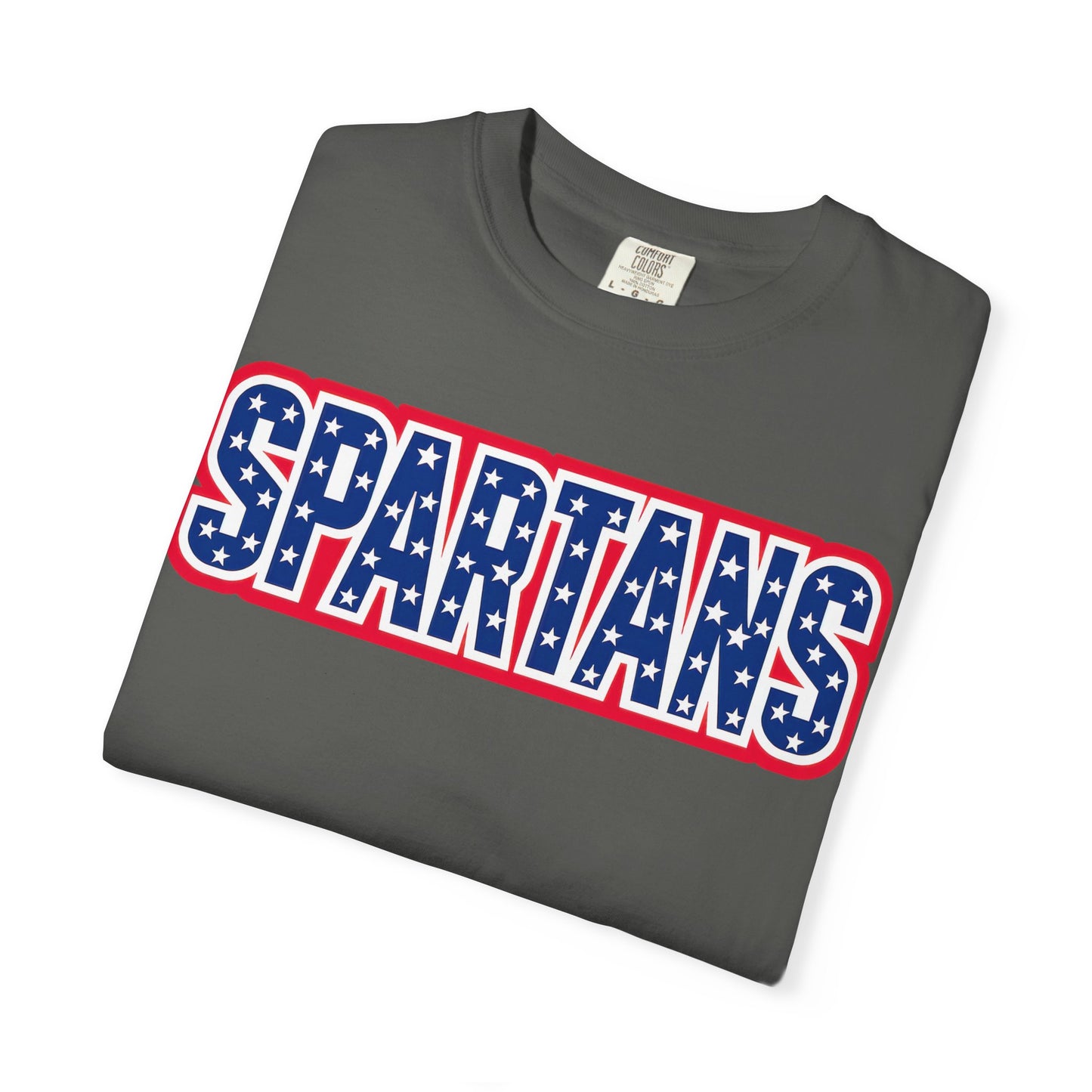 Spartans Patriotic Comfort Colors Tee