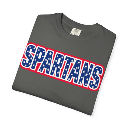 Spartans Patriotic Comfort Colors Tee
