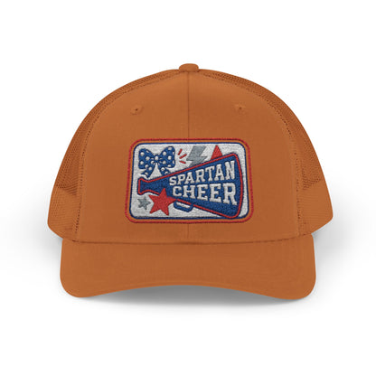 Spartan Cheer Embroidered Trucker Snapback