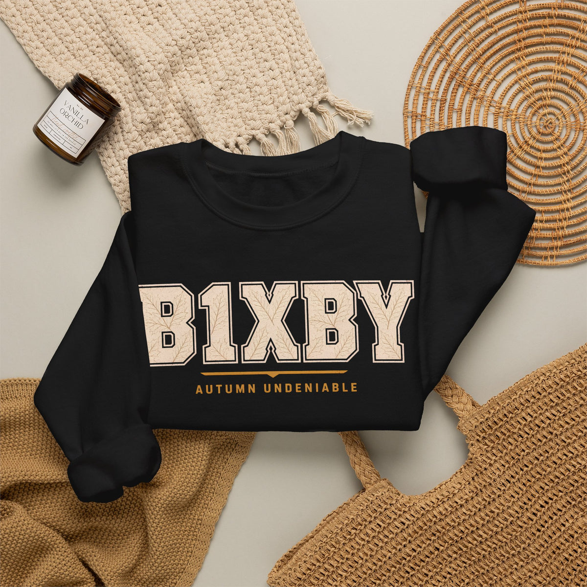Bixby Spartans Soft Neutral Logo Pullover Sweatshirt