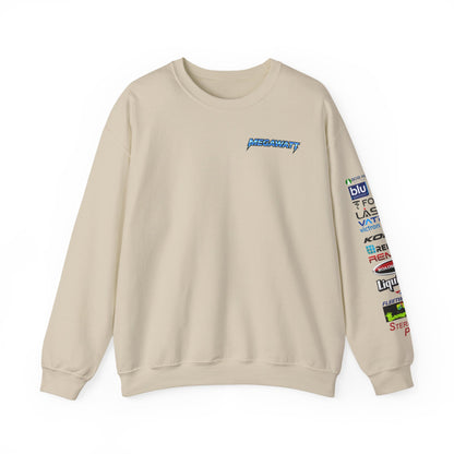 Megawatt EV RV Crewneck Sweatshirt — Electric Motorhome Graphic