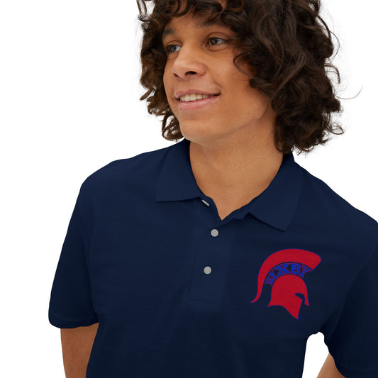 Spartan Red Logo Jerzees Polo
