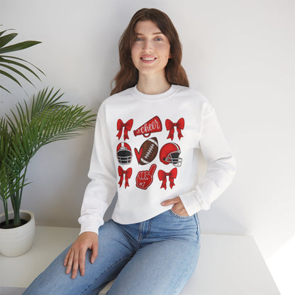 Bixby Spartan Cheer & Football Gildan Sweatshirt