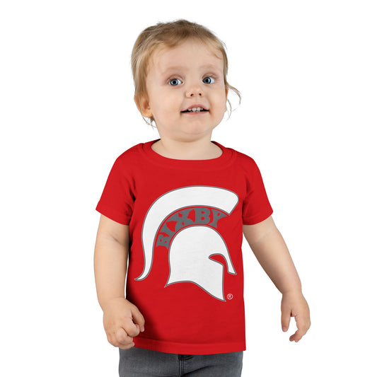 Spartan White Logo Toddler Gildan Tee