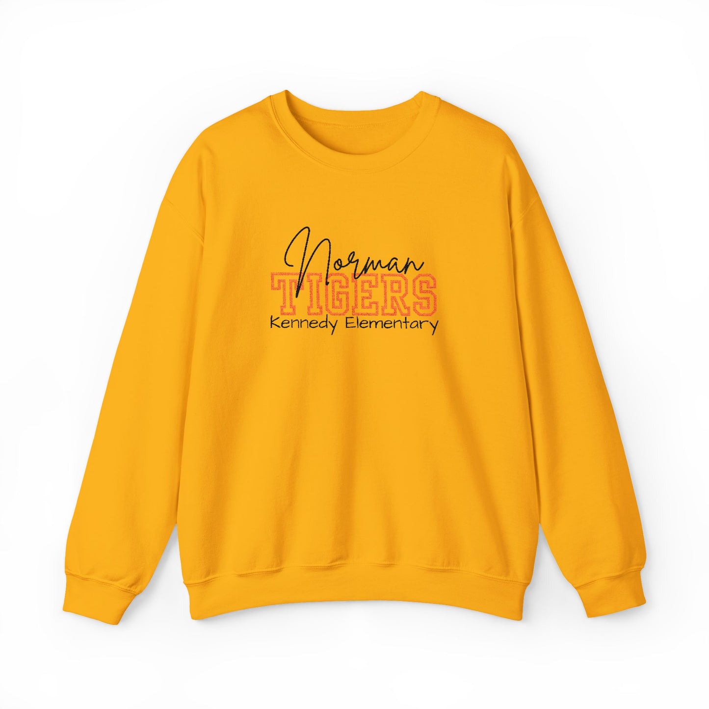 Personalized Embroidered Norman Tigers Crewneck Sweatshirt