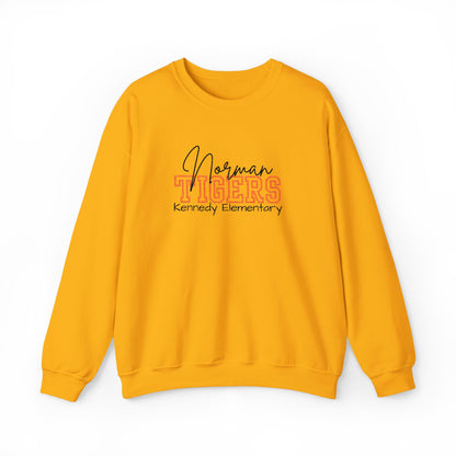 Personalized Embroidered Norman Tigers Crewneck Sweatshirt