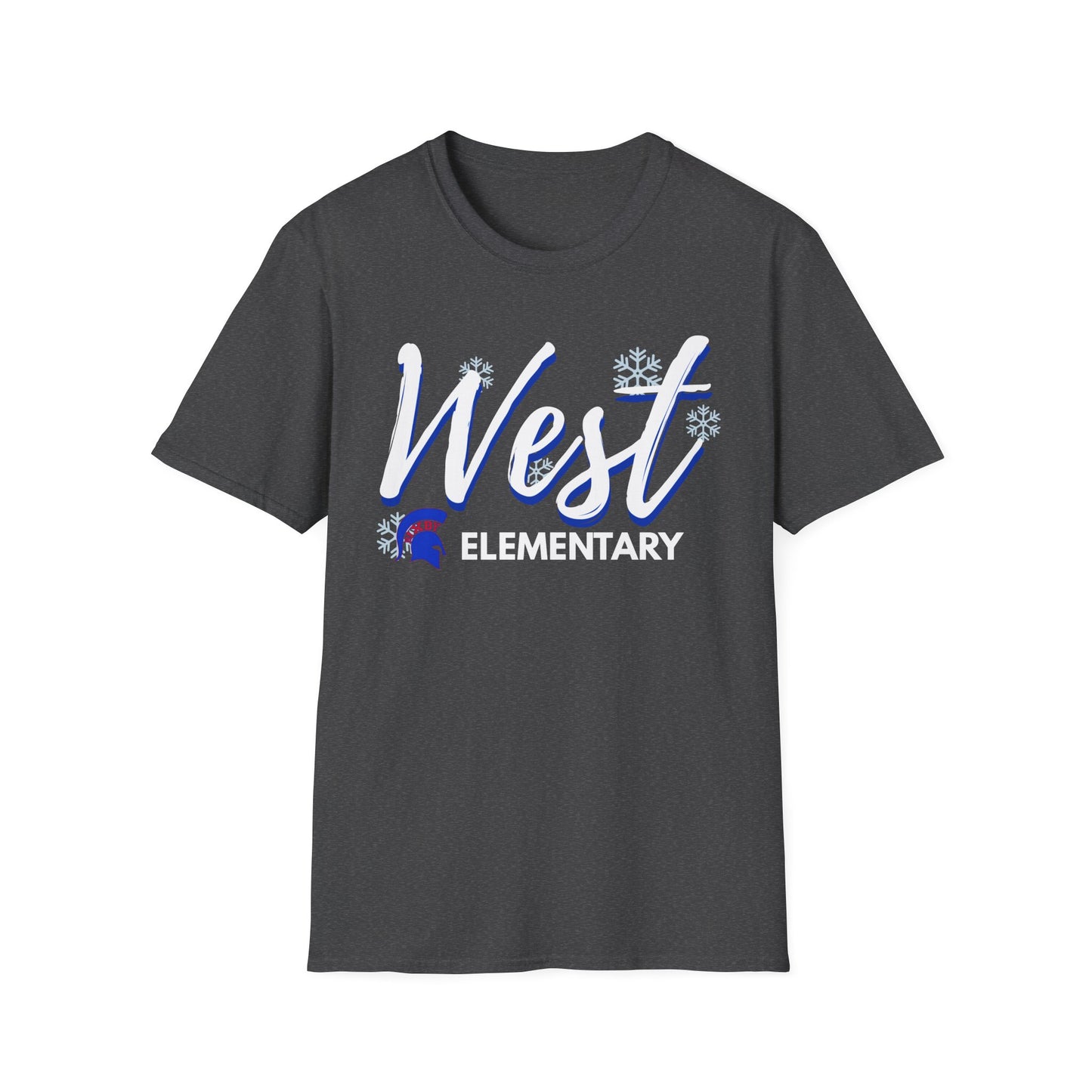 Bixby Spartan West Elementary Snow Day Softstyle Tee
