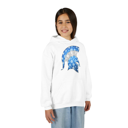 Bixby Spartan Winterfrost Youth Gildan Hoodie