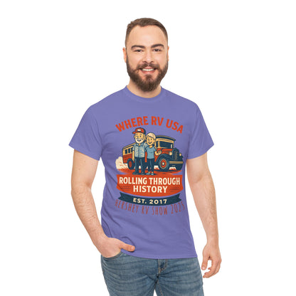 Where RV USA Rolling Through History Limited Edition Tee