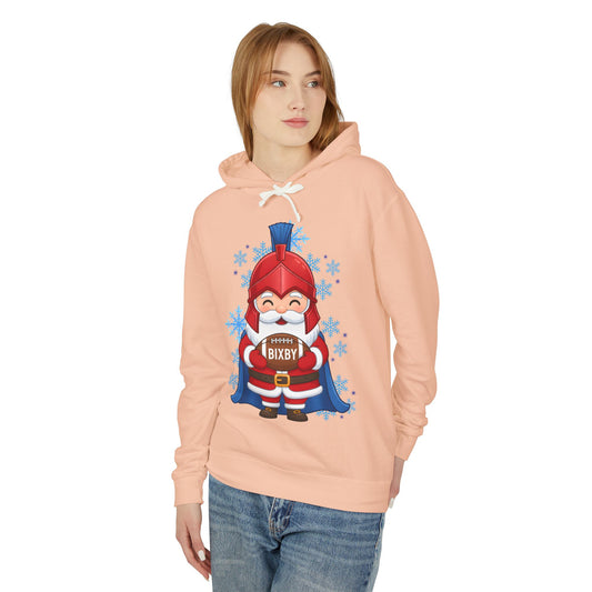 Spartan Football Santa Premium Comfort Colors Hoodie