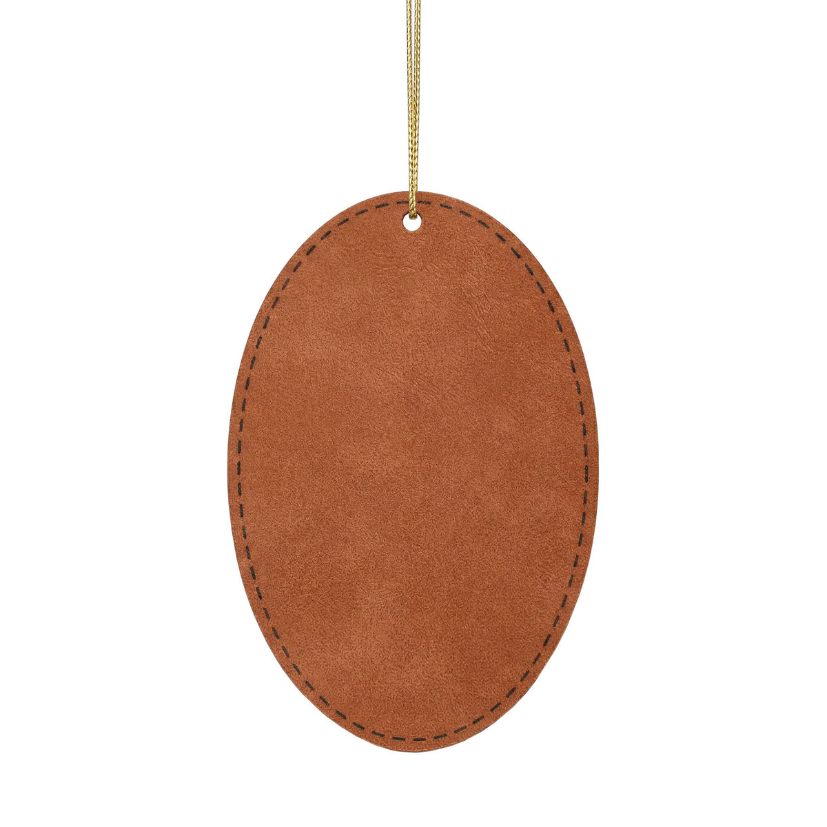Bixby Garden Script Engraved Leatherette Ornament