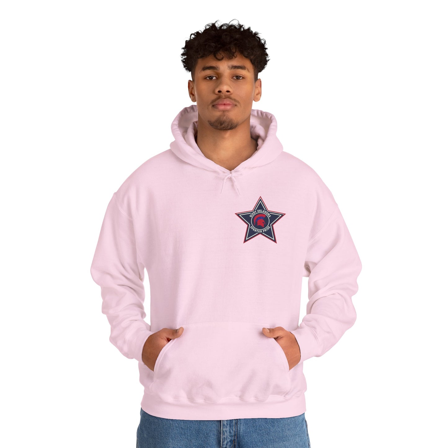 Spartan Pride Star Logo Gildan Hoodie