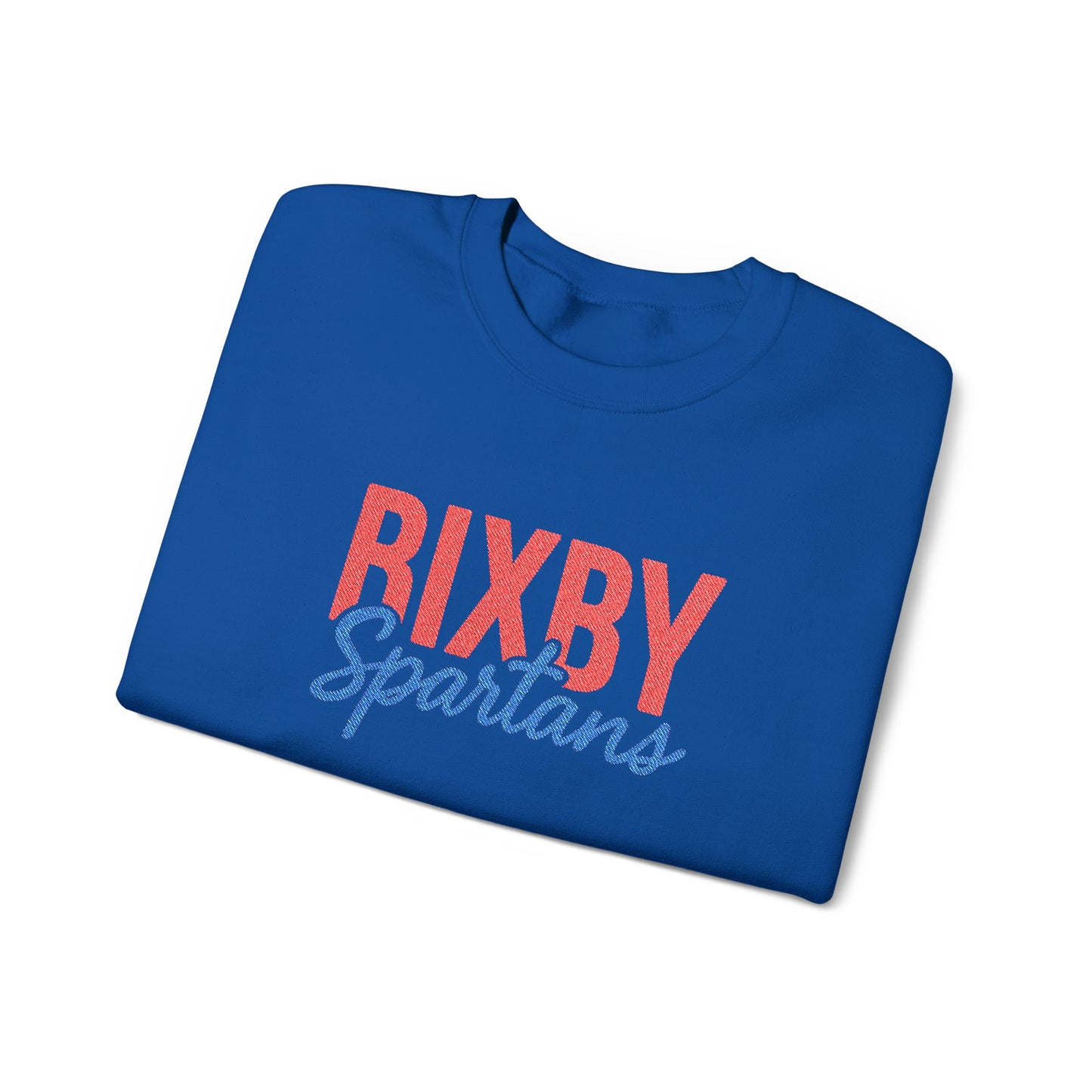 Bixby Spartans Embroidered Gildan Sweatshirt