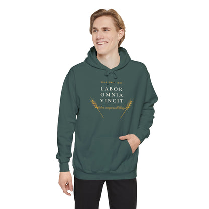 Labor Omnia Vincit Oklahoma Hoodie | Comfort Colors