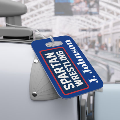 Personalized Spartan Luggage Tag