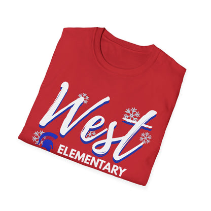Bixby Spartan West Elementary Snow Day Softstyle Tee