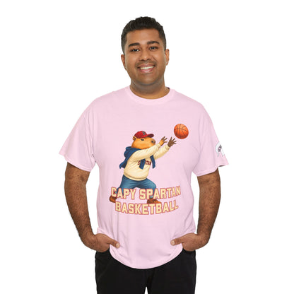 Capy Spartan Basketball Gildan Tee