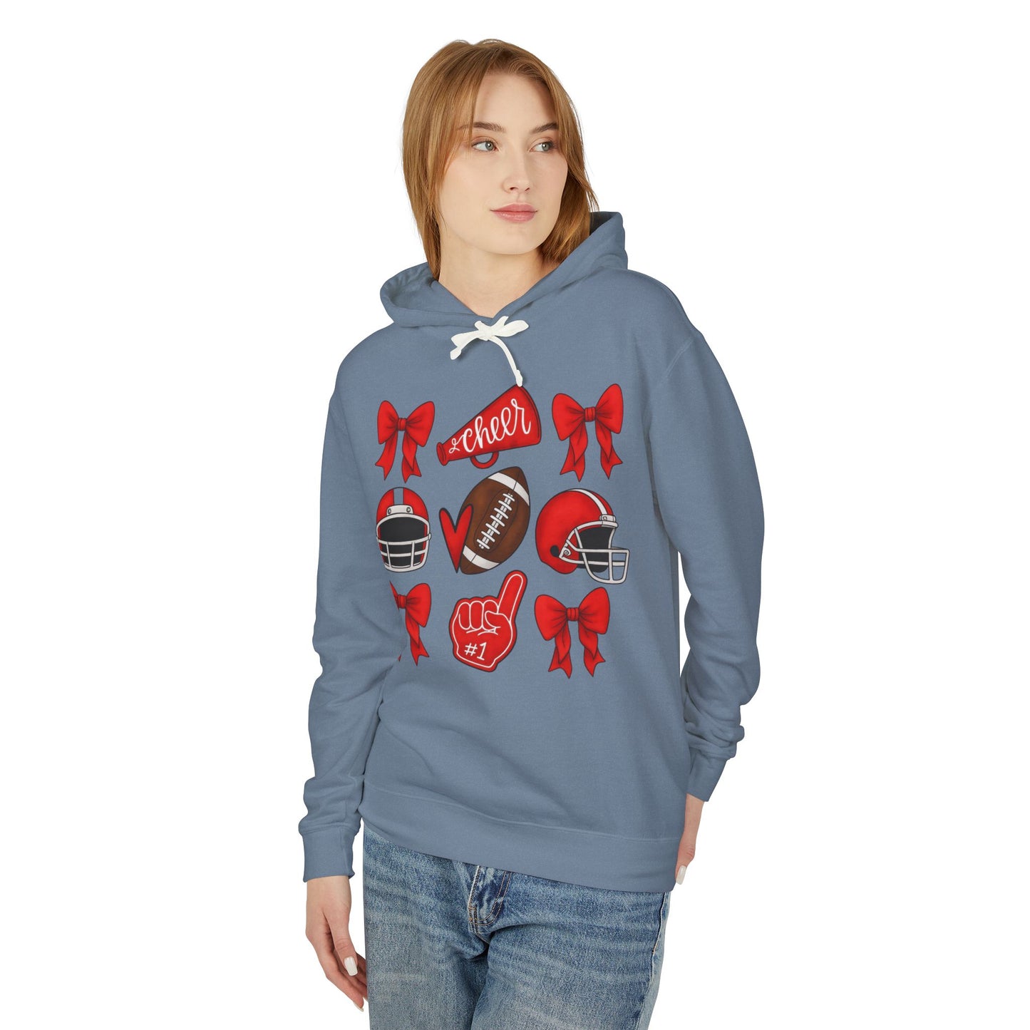 Spartan Cheer & Football Comfort Colors Hoodie
