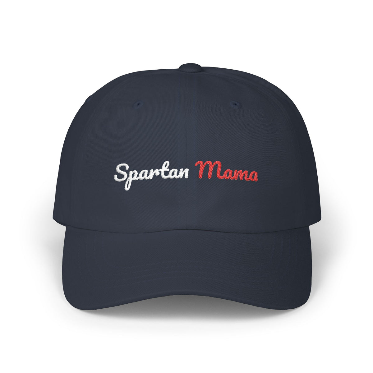 Spartan Mama Cap — Embroidered Military Print Baseball Hat