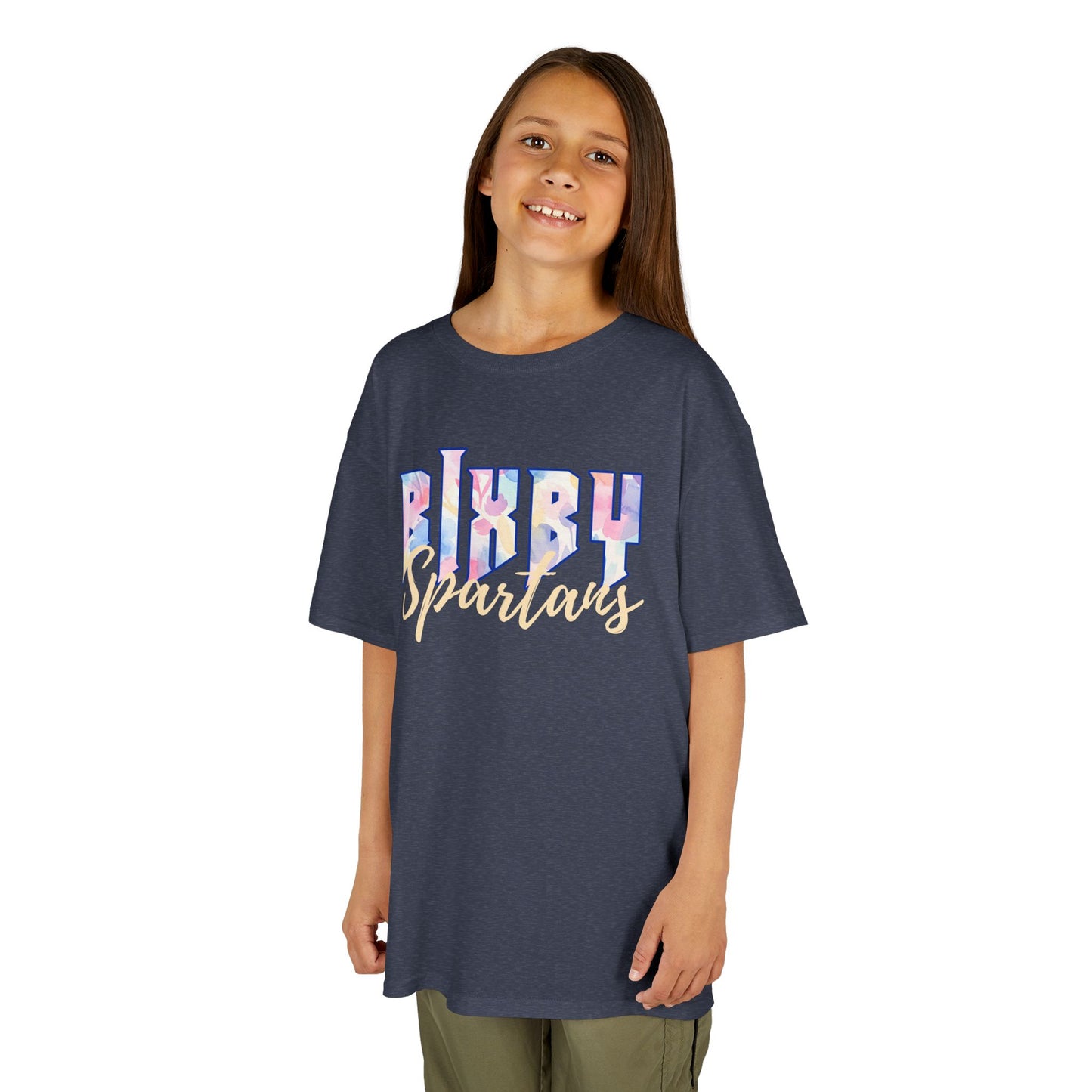 Bixby Spartans Retro Floral School Spirit