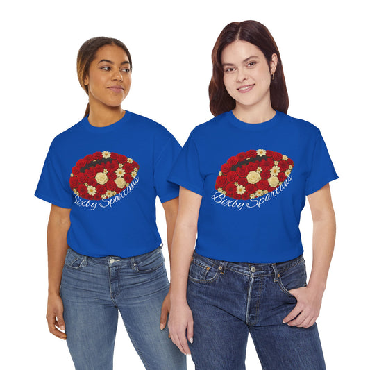 Bixby Spartans Floral Gildan Tee