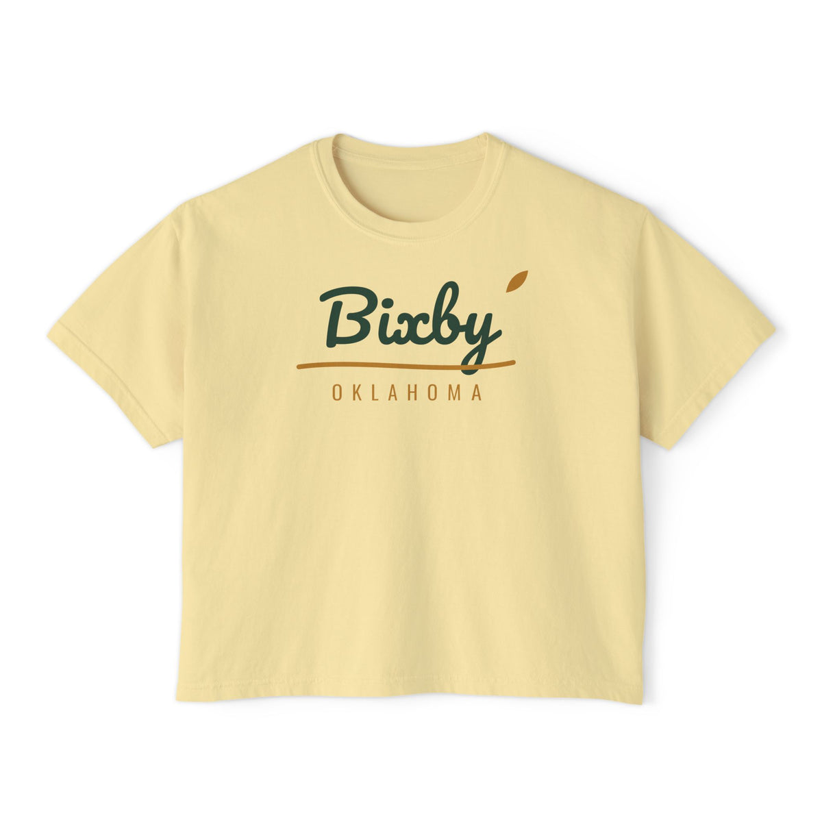 Bixby Oklahoma Script Boxy Tee