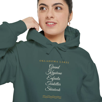 Oklahoma Lakes Hoodie | Comfort Colors