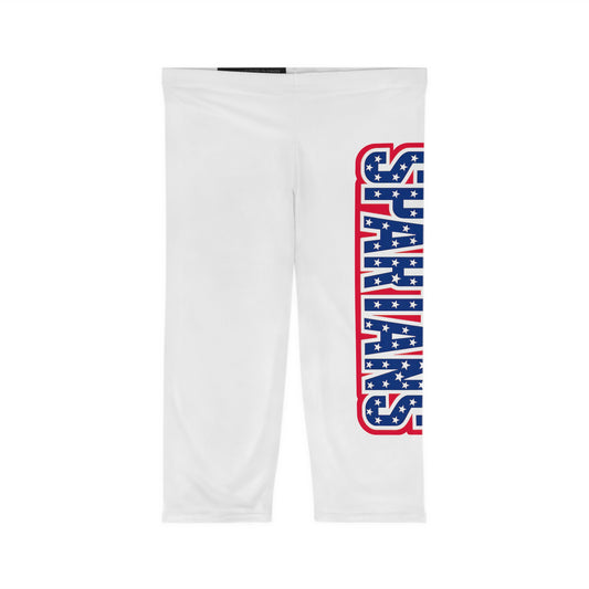 Spartans Patriotic Capri Leggings